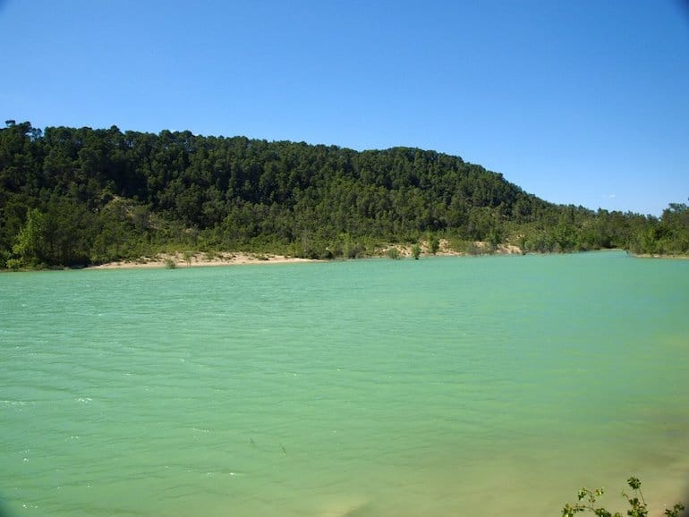 Le lac de Cécélès.