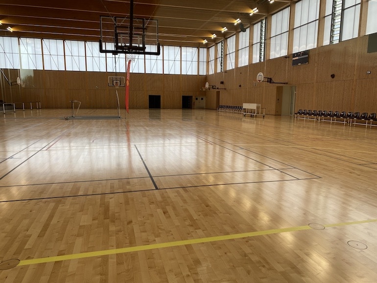 La nouvelle salle omnisports du palais des sports Chaban-Delmas à Castelnau-le-Lez.