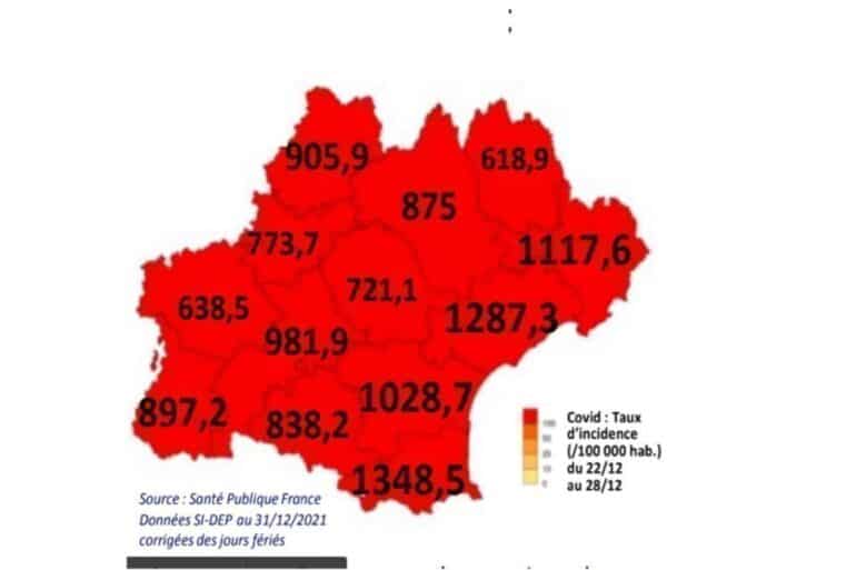 taux incidence occitanie