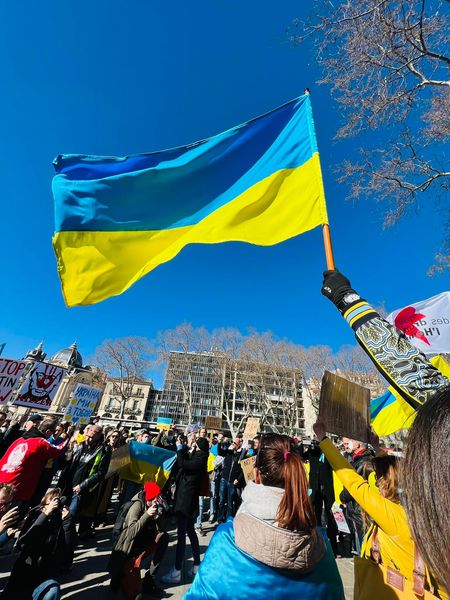 manifestation pour l'Ukraine