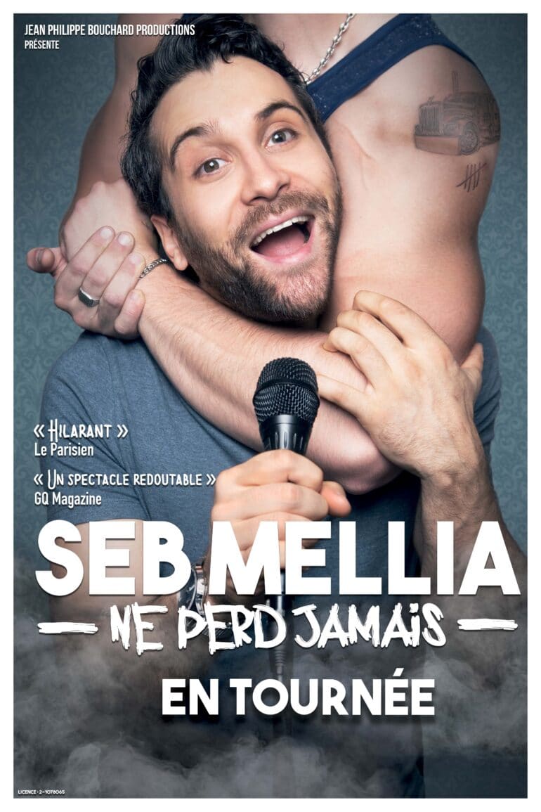 Affiche Seb Mellia date tournee 40x60BD