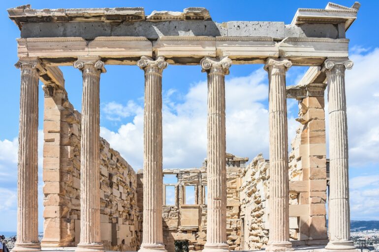 L'acropole d'Athènes, en Grèce