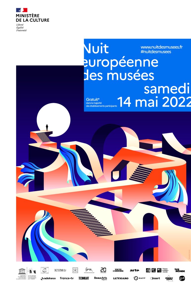 affiche de la Nuit européenne des Musées 2022