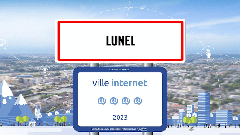 Label national pour la promotion de l'internet citoyen à Lunel