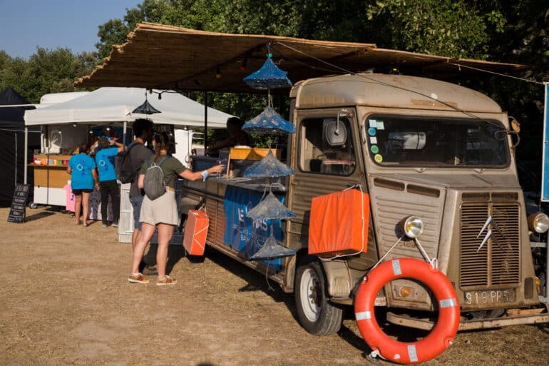 Un des food-truck de l'édition 2022 du Hortus Live ©️Pierre Fabouet