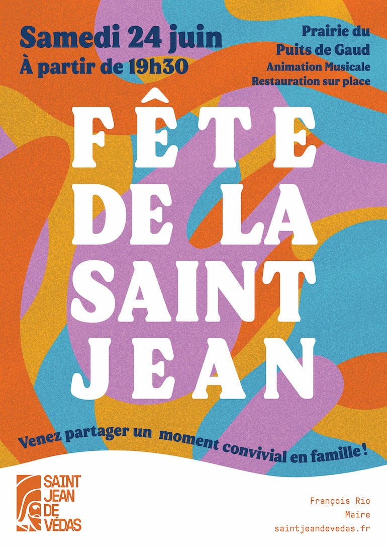 Affiche de la Fête de la Saint-Jean © Ville de Saint-Jean-de-Védas