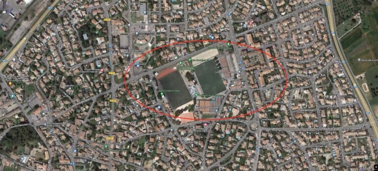 Complexe sportif Guillaume Dides Vendargues © Google Maps