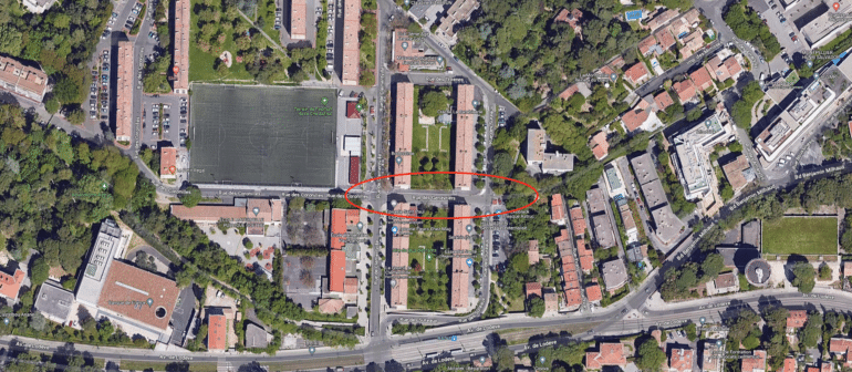 Rue des Genévriers Montpellier © Google Maps