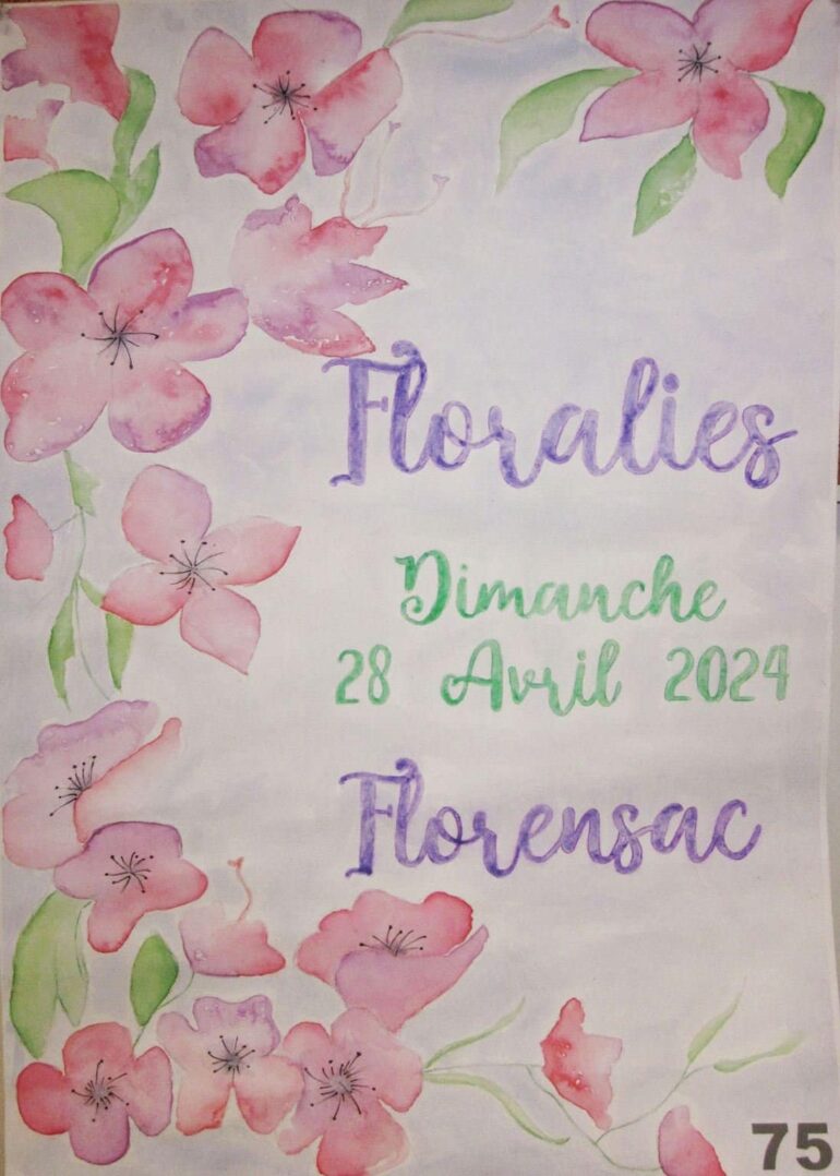 Affiche Floralies 75