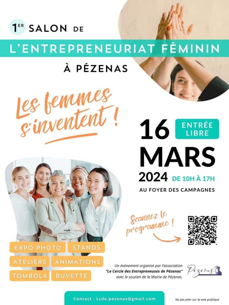 Salon de l'Entrepreneuriat Féminin à Pézenas